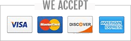 Credit Cards We Accept